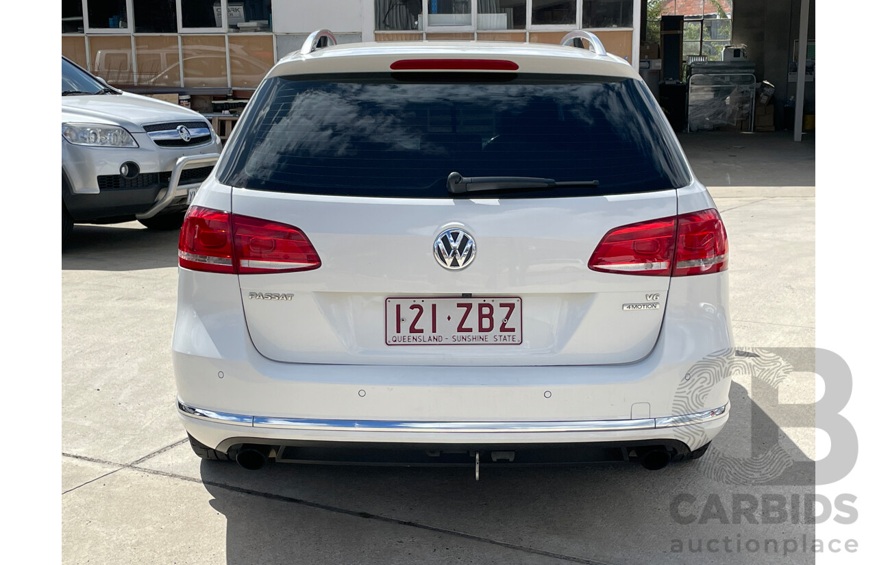 7/2011 Volkswagen Passat V6 FSI Highline 3C MY11 4d Wagon White 3.6L