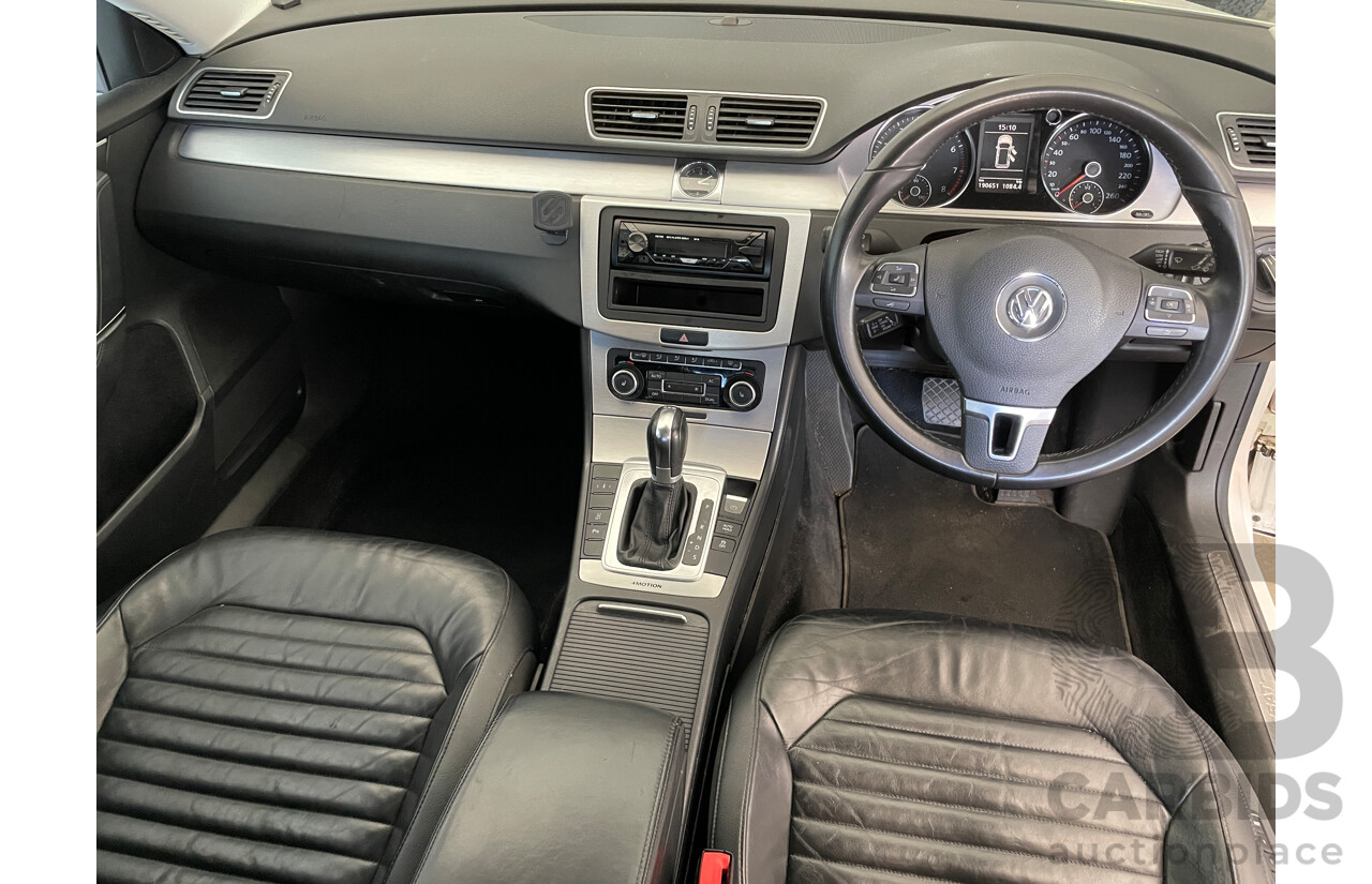 7/2011 Volkswagen Passat V6 FSI Highline 3C MY11 4d Wagon White 3.6L