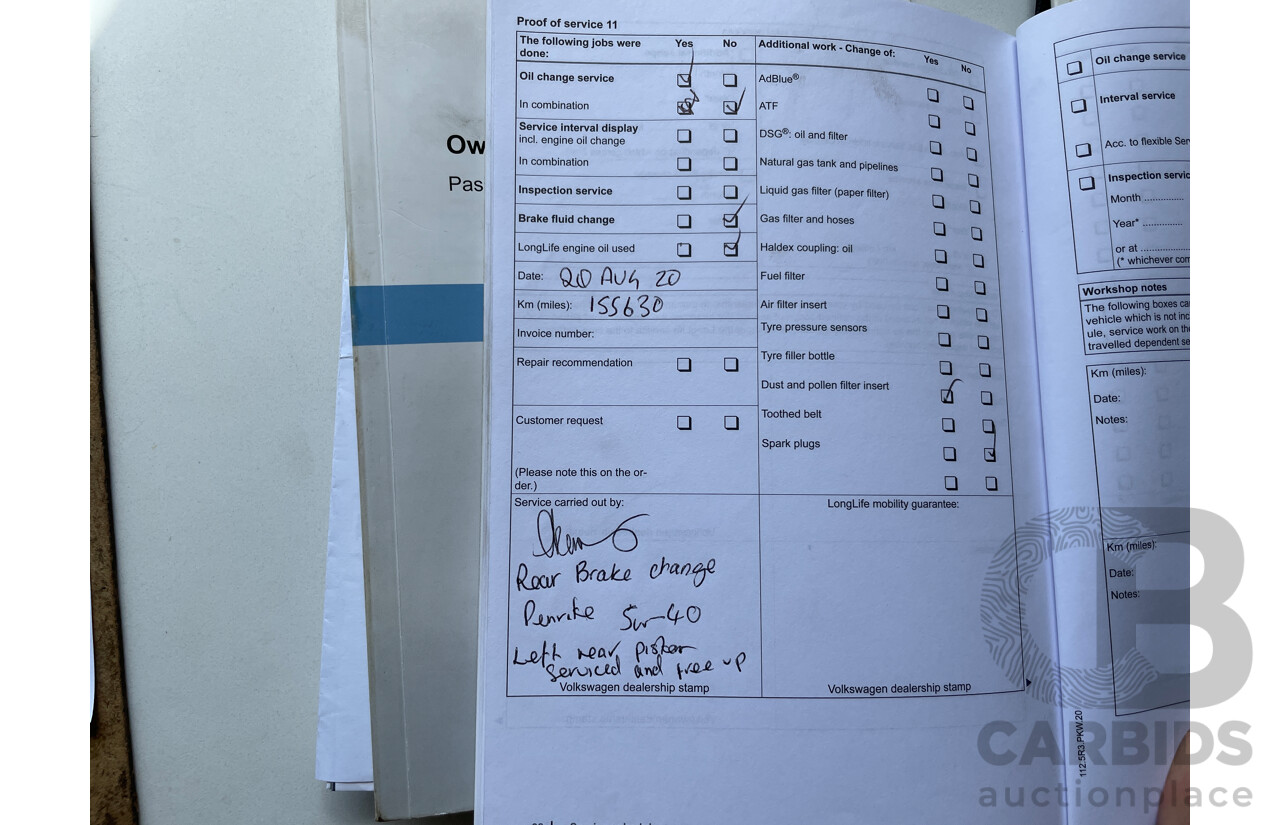 7/2011 Volkswagen Passat V6 FSI Highline 3C MY11 4d Wagon White 3.6L