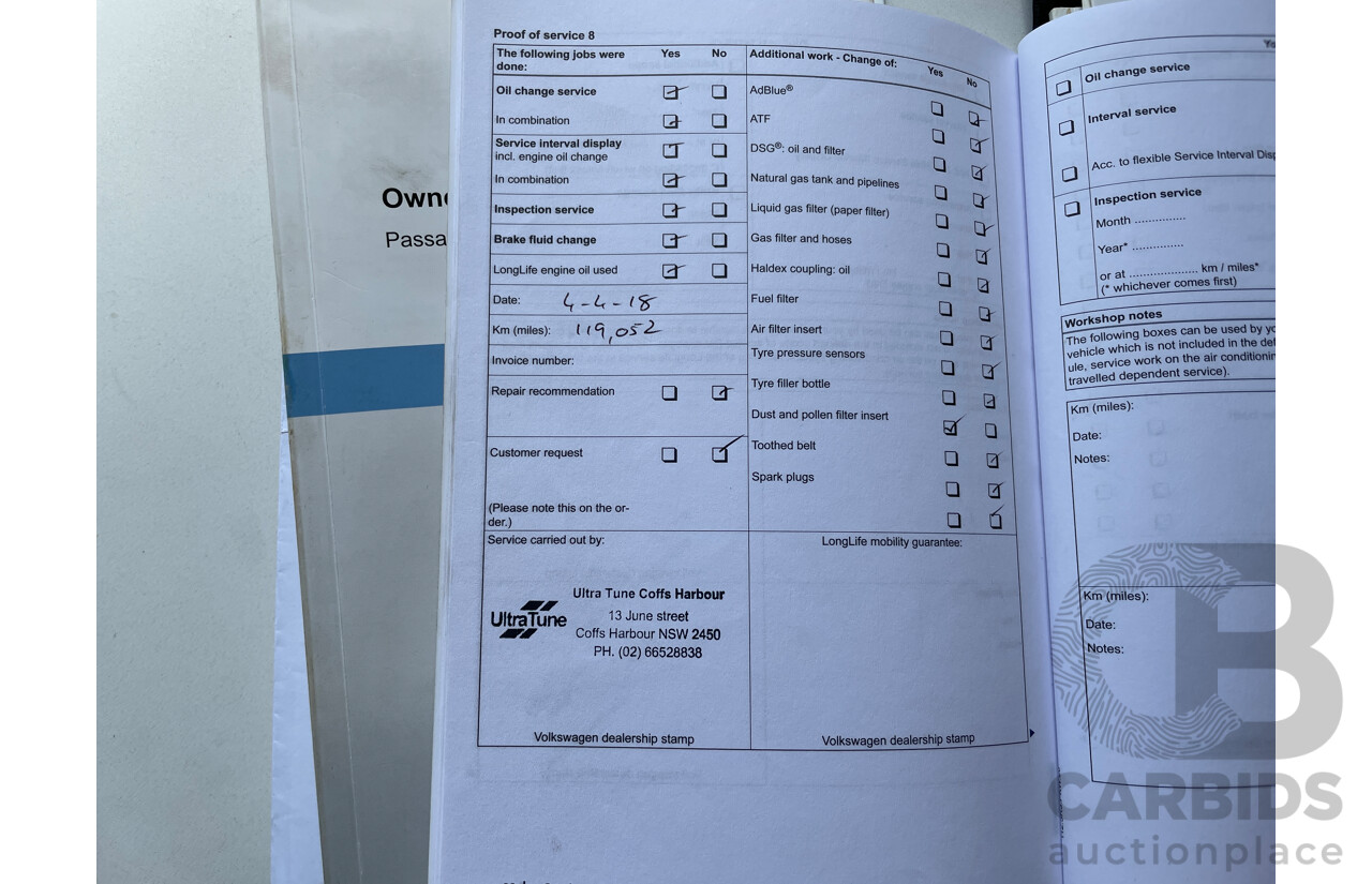 7/2011 Volkswagen Passat V6 FSI Highline 3C MY11 4d Wagon White 3.6L