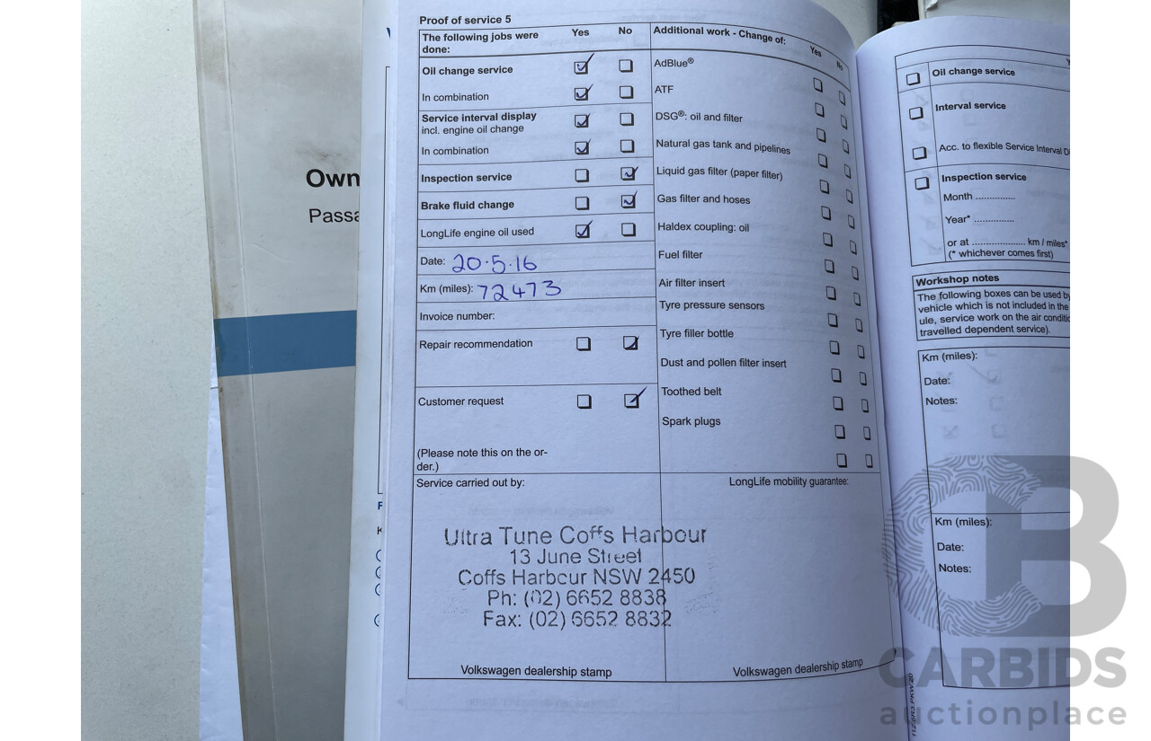 7/2011 Volkswagen Passat V6 FSI Highline 3C MY11 4d Wagon White 3.6L