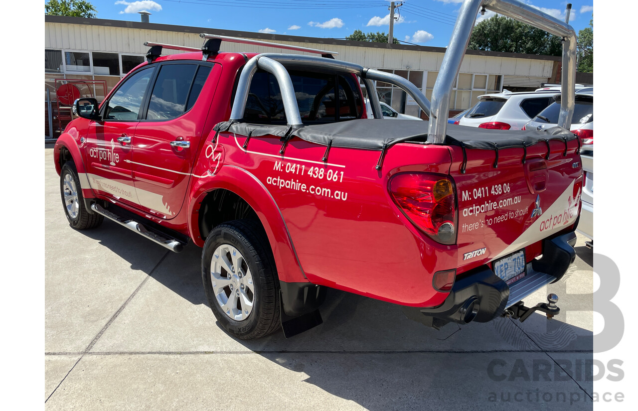 12/2013 Mitsubishi Triton Glx-R (4x4) MN MY14 UPDATE Double Cab Utility Red 2.5L
