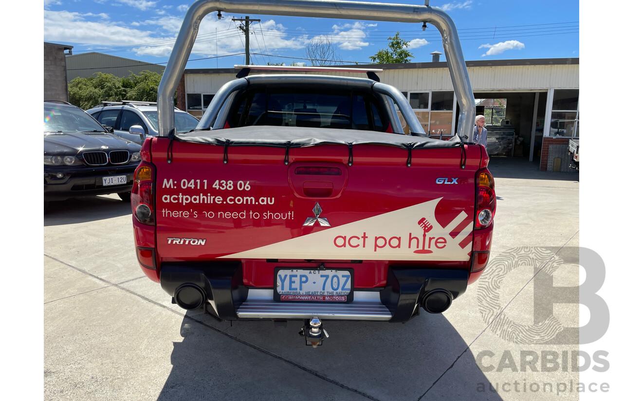 12/2013 Mitsubishi Triton Glx-R (4x4) MN MY14 UPDATE Double Cab Utility Red 2.5L