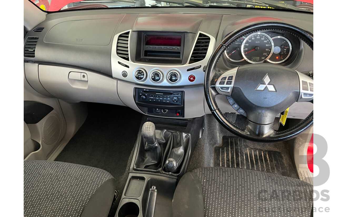 12/2013 Mitsubishi Triton Glx-R (4x4) MN MY14 UPDATE Double Cab Utility Red 2.5L