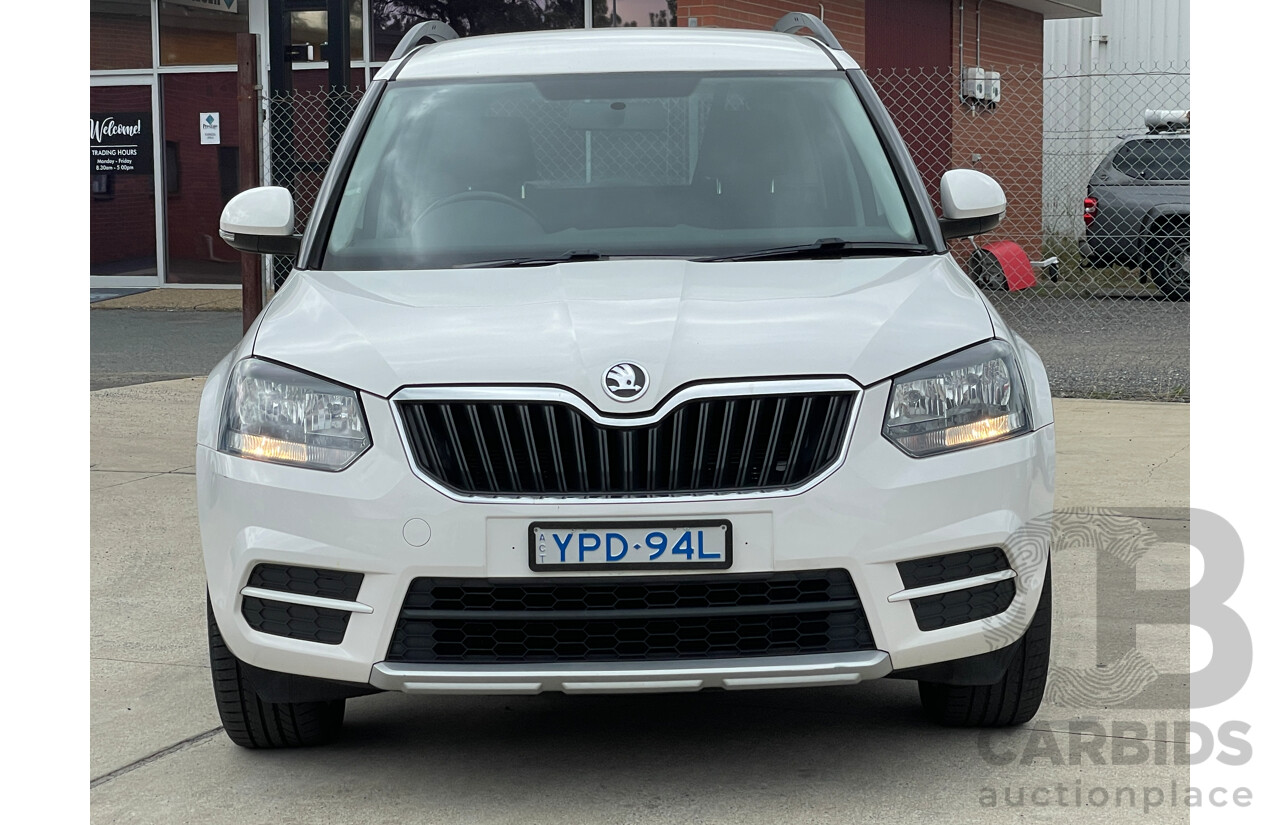 1/2015 Skoda Yeti Active 77 TSI (4x2) 5L MY15 4d Wagon White 1.2L