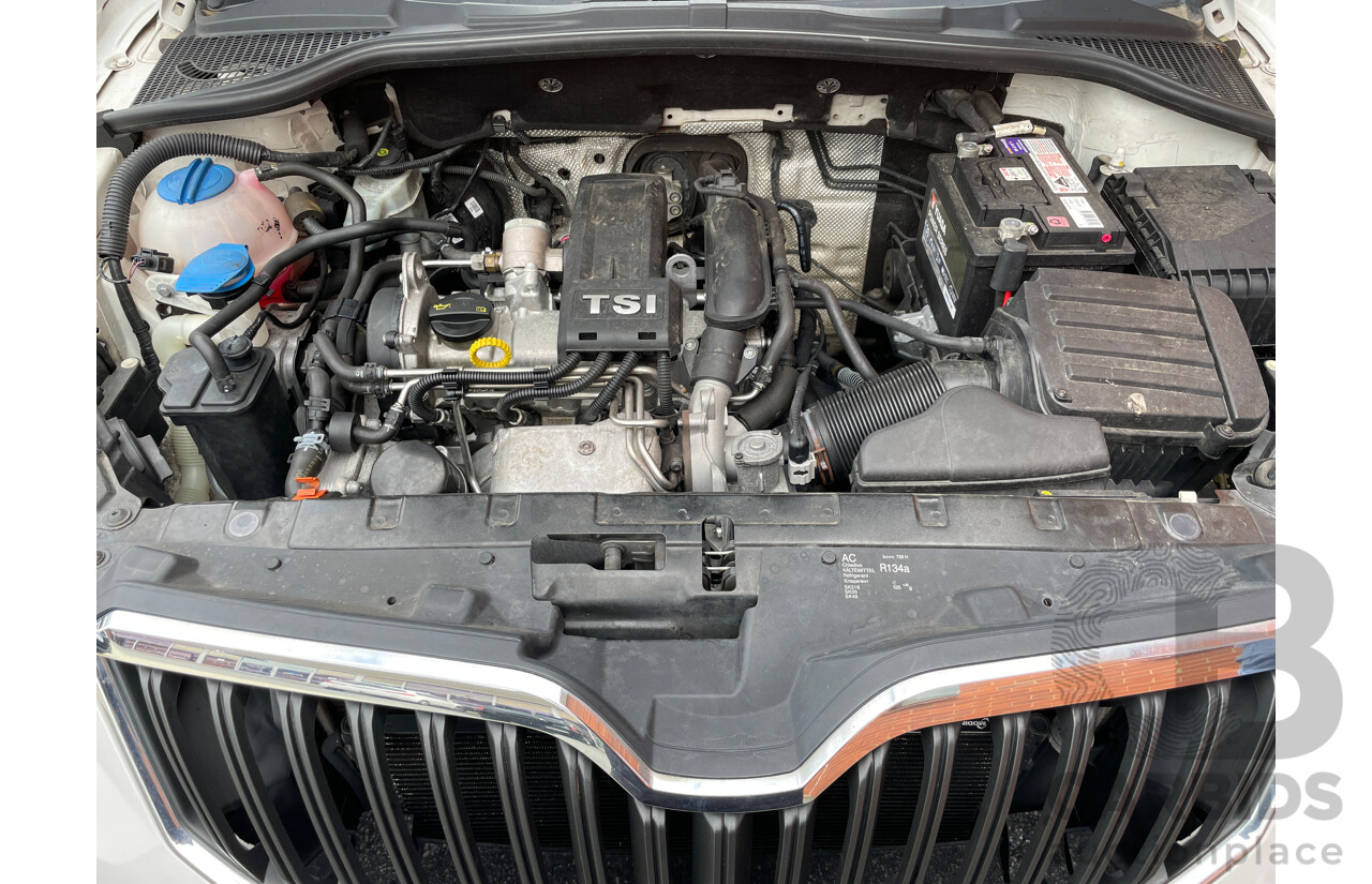 1/2015 Skoda Yeti Active 77 TSI (4x2) 5L MY15 4d Wagon White 1.2L