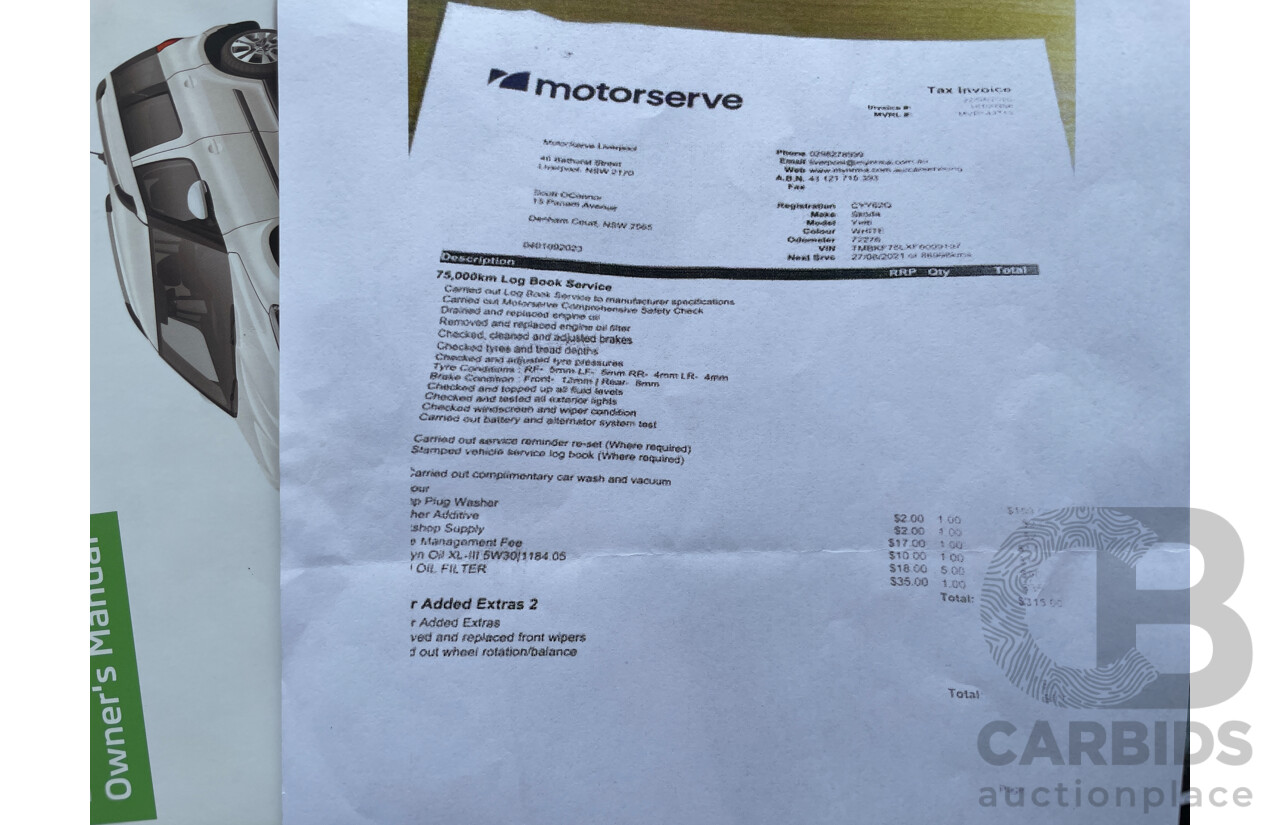 1/2015 Skoda Yeti Active 77 TSI (4x2) 5L MY15 4d Wagon White 1.2L