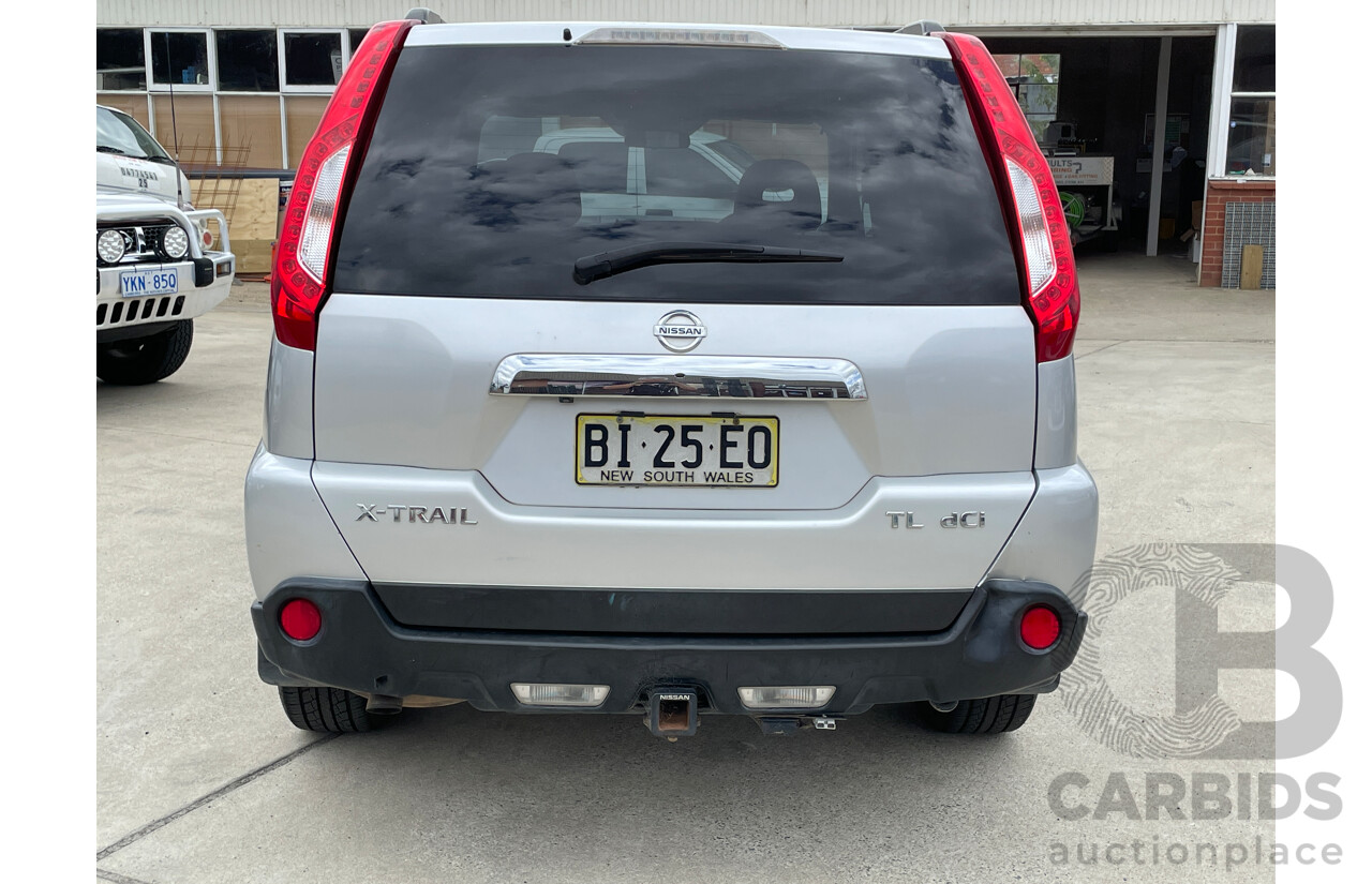 11/2010 Nissan X-Trail TL (4x4) T31 MY10 4d Wagon Silver 2.0L