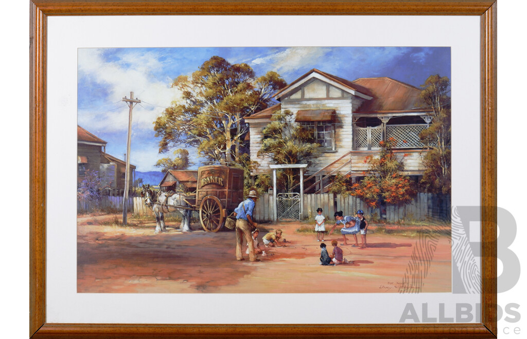 Three Framed D'Arcy Doyle Reproduction Prints, 'Big Ring', 'For Keeps' and Another, each 73 x 100 cm (frame) (3)