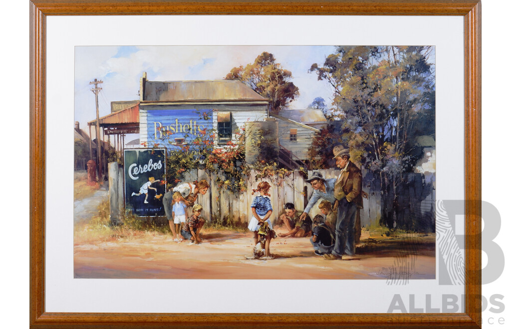 Three Framed D'Arcy Doyle Reproduction Prints, 'Big Ring', 'For Keeps' and Another, each 73 x 100 cm (frame) (3)