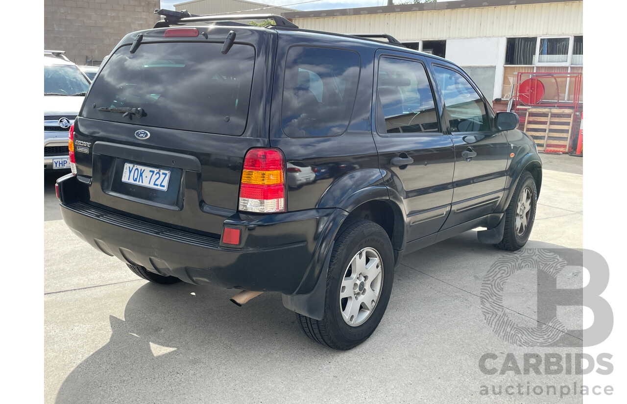 5/2004 Ford Escape Limited 4d Wagon Black 3.0L