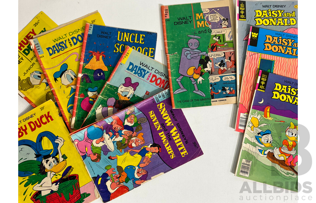 Collection Approx 65 Retro Comics and Magazines of Mixed Genres Including Three Heavy Metal Magazines, Heavy Metal Presents So Beautiful and so Dangerous, Disney Comics and More