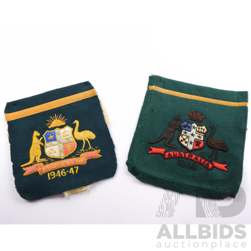 Australian Baggy Green Cap (1938)- Worn and Presented by Former Australian Captain Lindsay Hassett