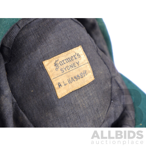 Australian Baggy Green Cap (1938)- Worn and Presented by Former Australian Captain Lindsay Hassett