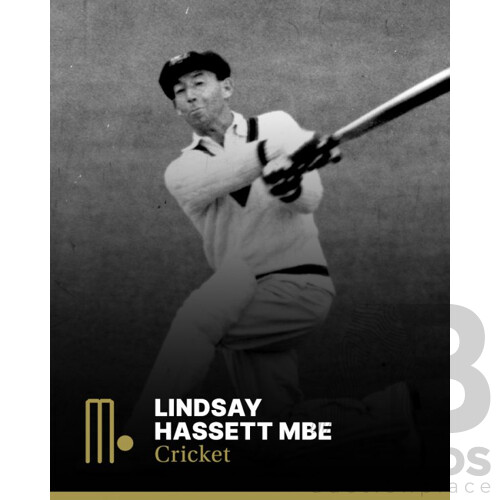 Australian Baggy Green Cap (1938)- Worn and Presented by Former Australian Captain Lindsay Hassett