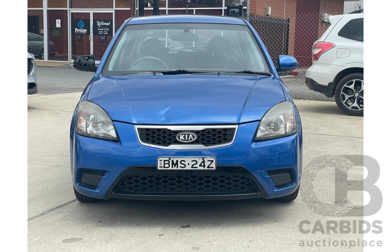 12/2009 Kia RIO EX JB 5d Hatchback Blue 1.6L