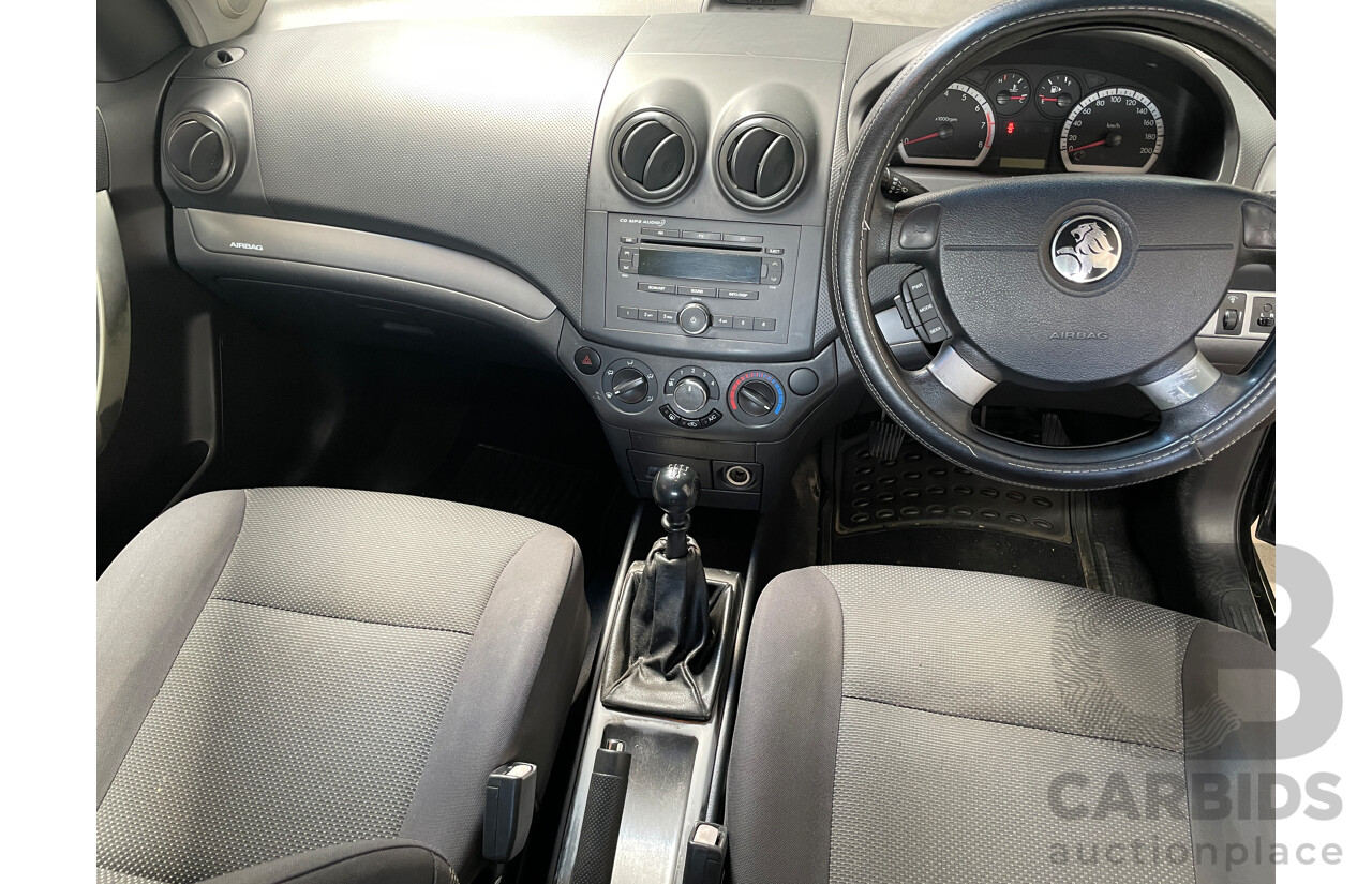 10/2006 Holden Barina  TK 4d Sedan Black 1.6L