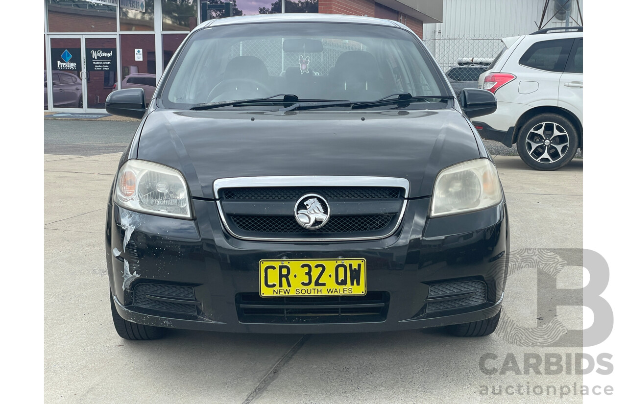 10/2006 Holden Barina  TK 4d Sedan Black 1.6L