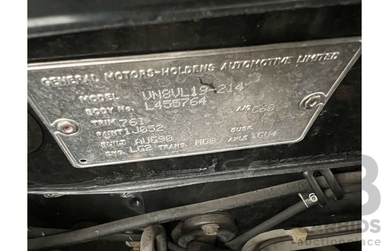 8/1990 Holden Berlina  VN 4d Sedan White 3.8L V6
