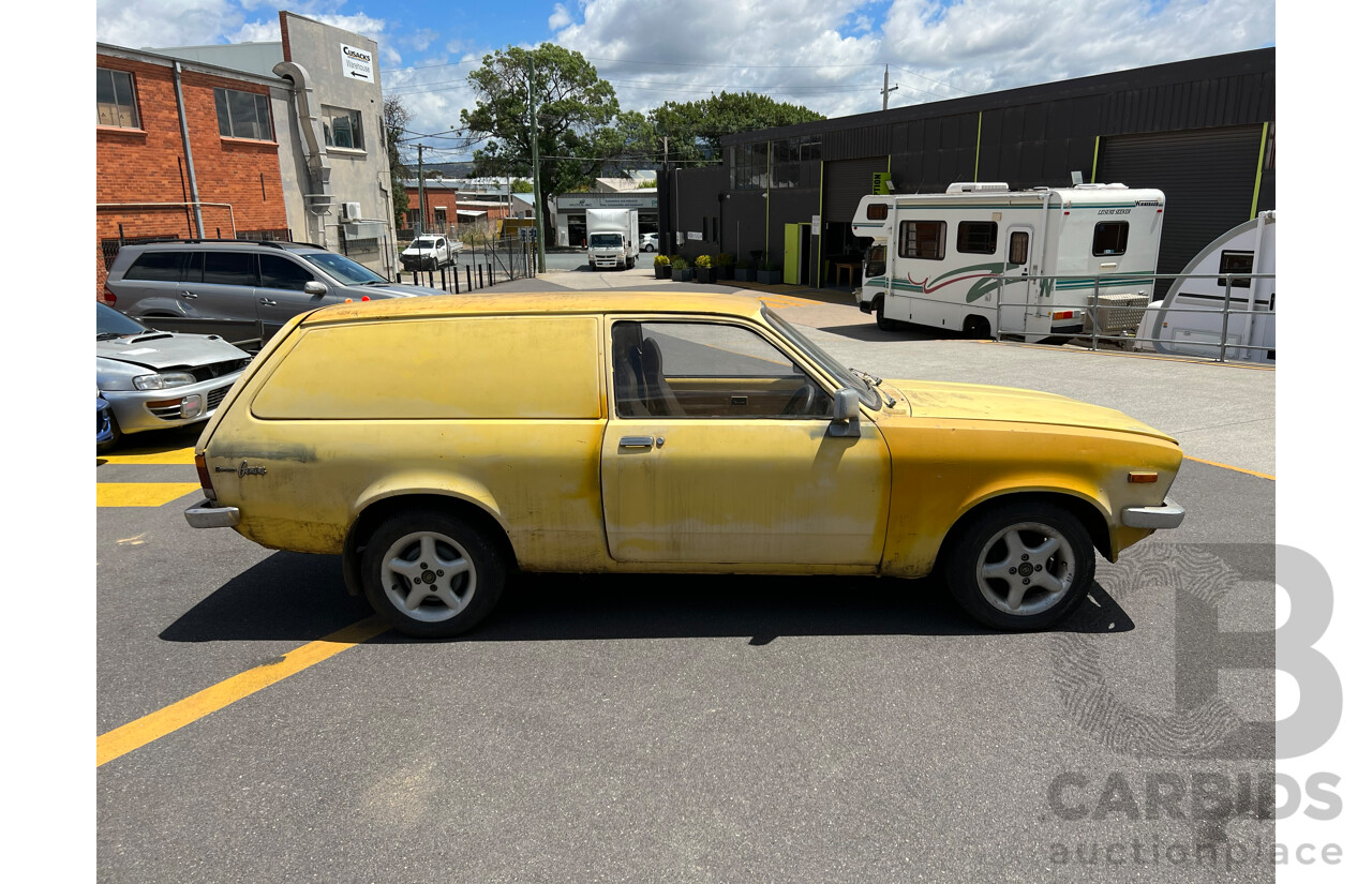 9/1978 Holden Gemini  TD Van Yellow 1.6L