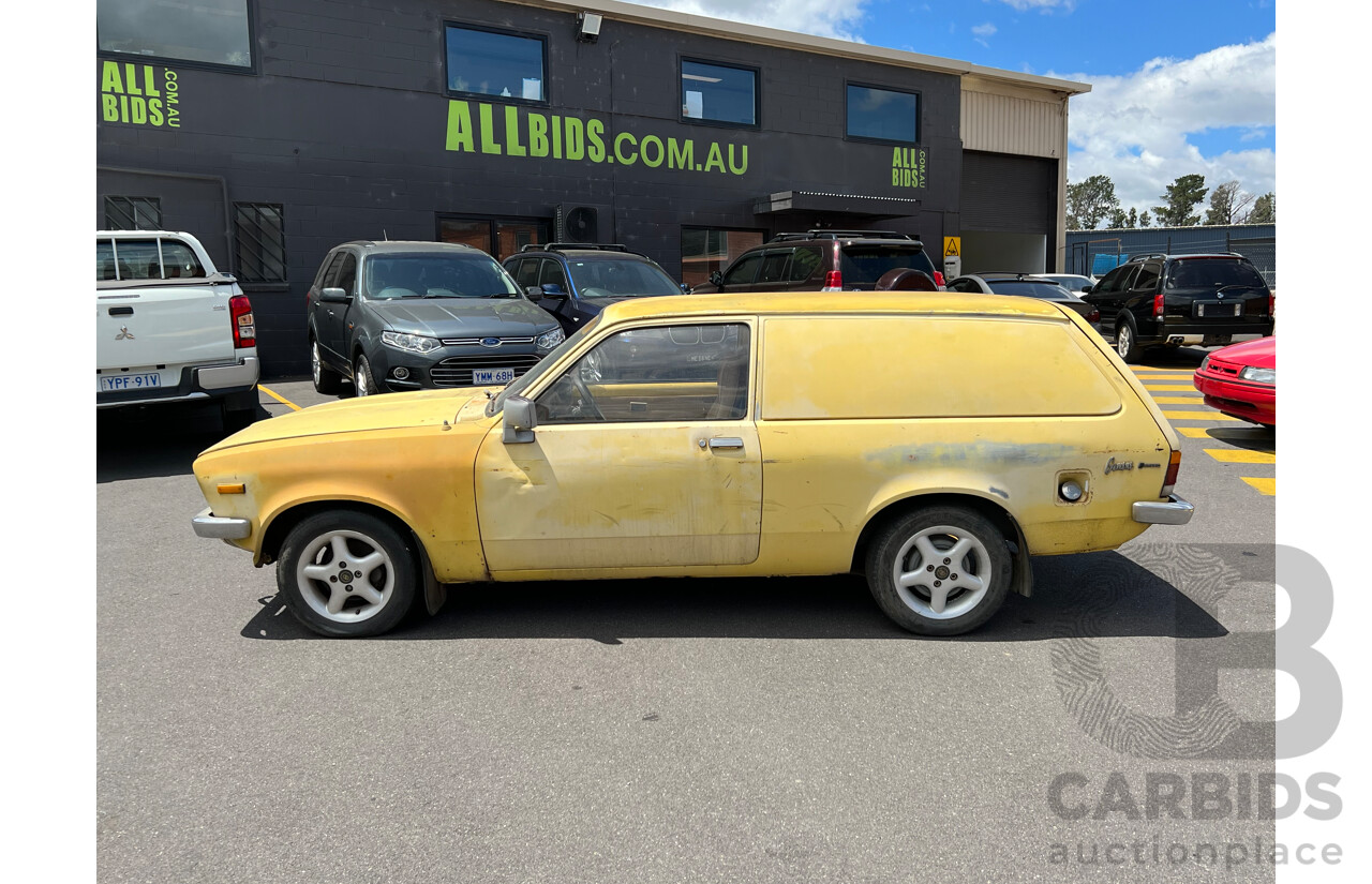 9/1978 Holden Gemini  TD Van Yellow 1.6L