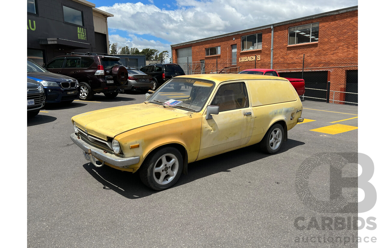 9/1978 Holden Gemini  TD Van Yellow 1.6L