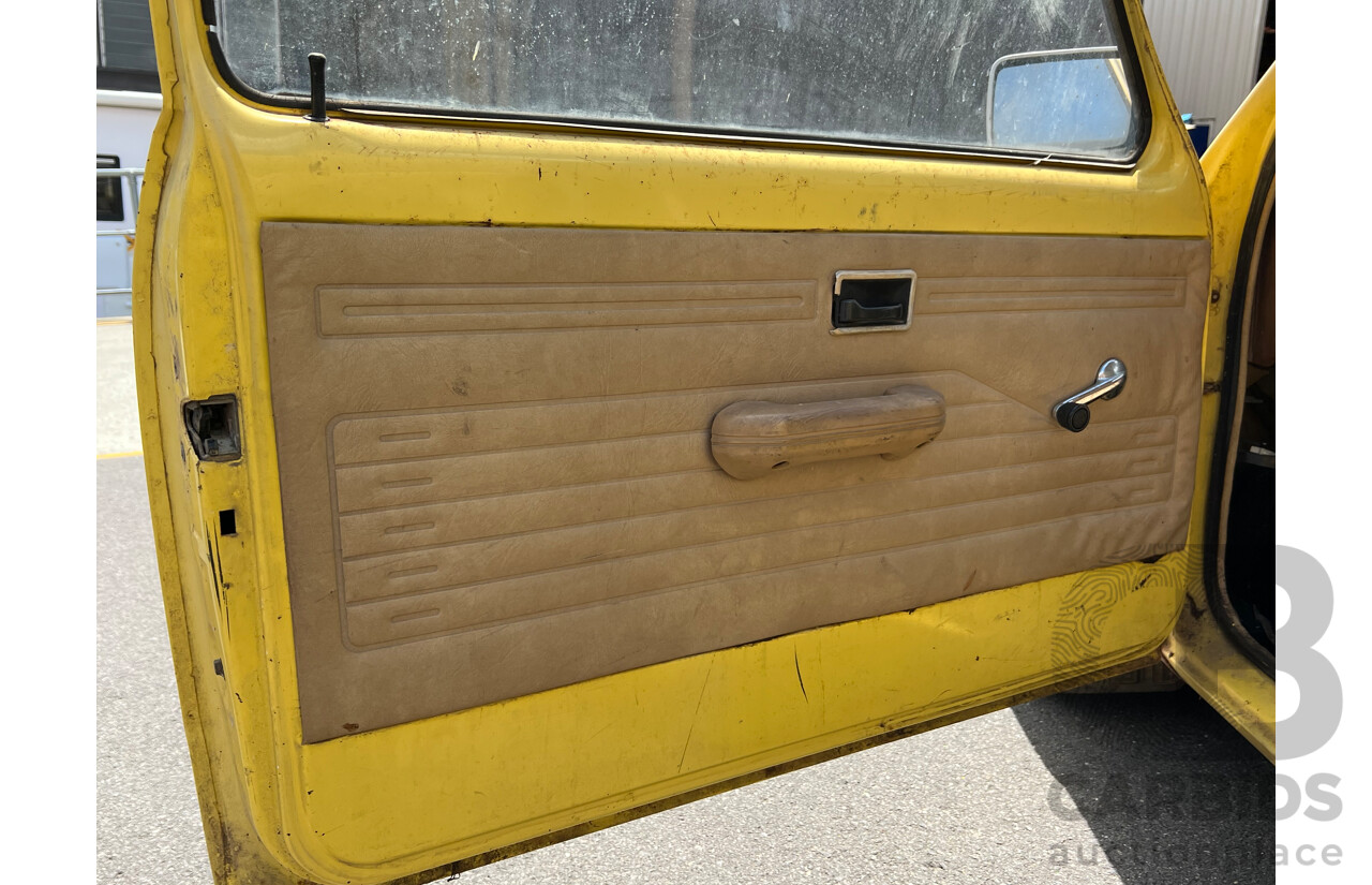 9/1978 Holden Gemini  TD Van Yellow 1.6L