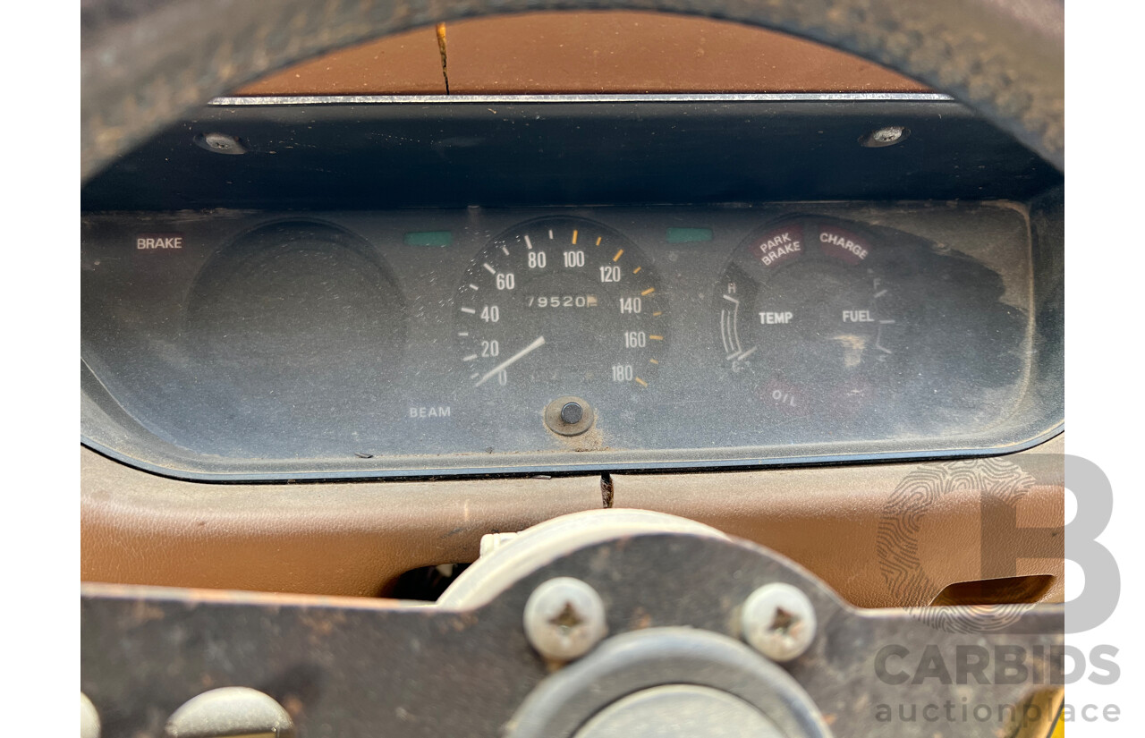 9/1978 Holden Gemini  TD Van Yellow 1.6L
