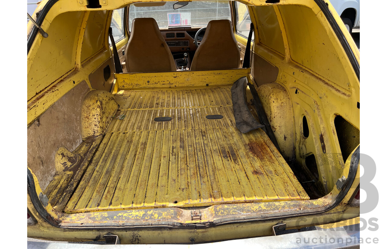 9/1978 Holden Gemini  TD Van Yellow 1.6L