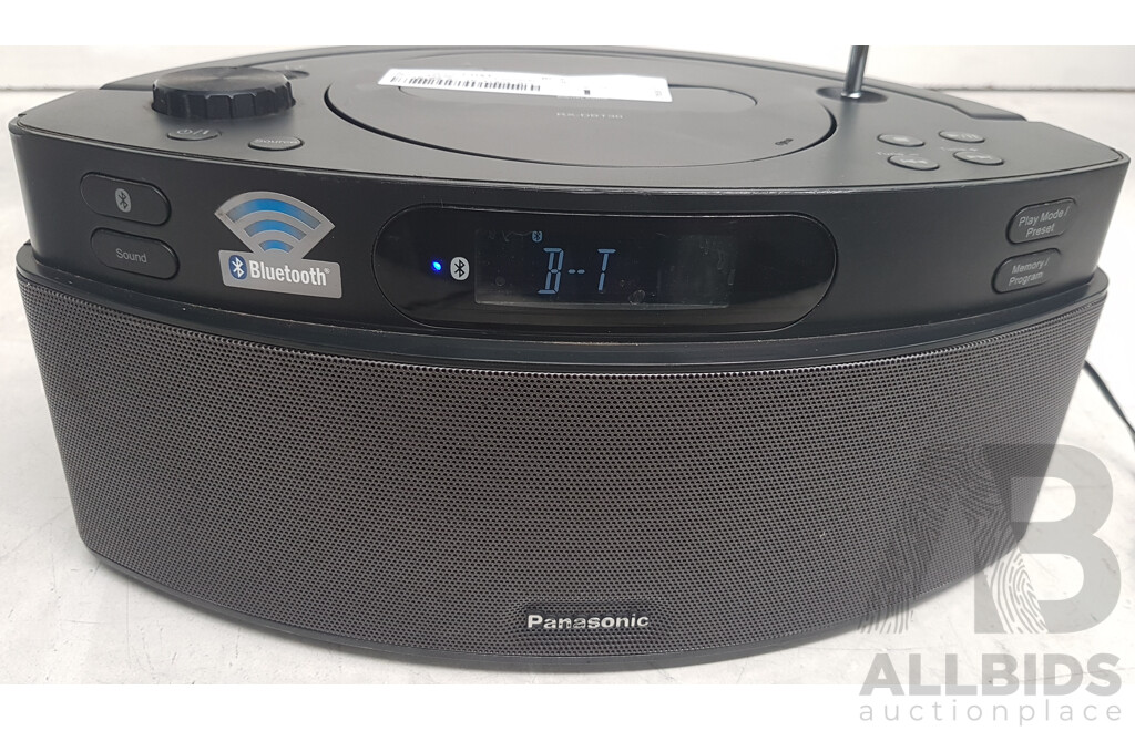 Panasonic Portable CD and Bluetooth System and Razer Kraken X Gaming Headset - Lot of 2 - Total ORP $169.98