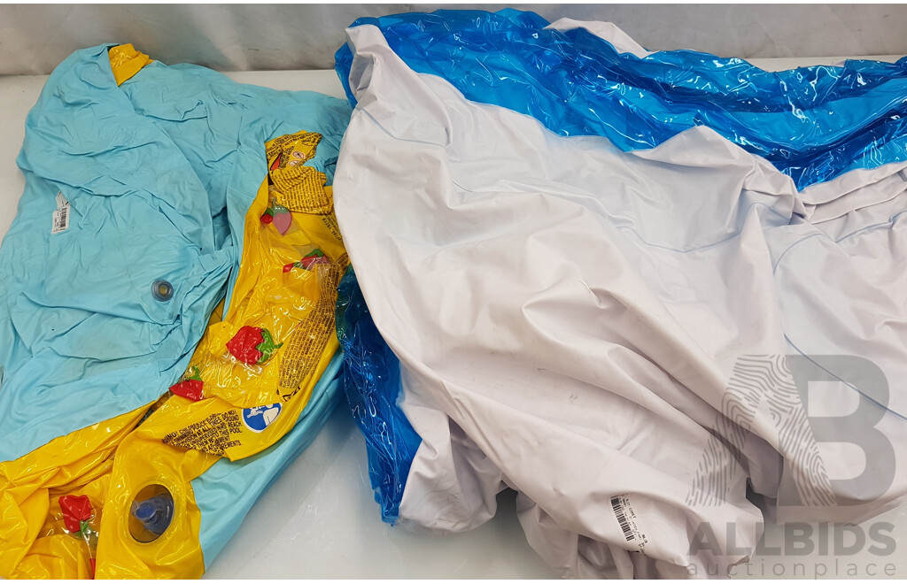 Intex Inflatable Lounge Pool and Playcentre - Lot of 2 - Total ORP $154.98