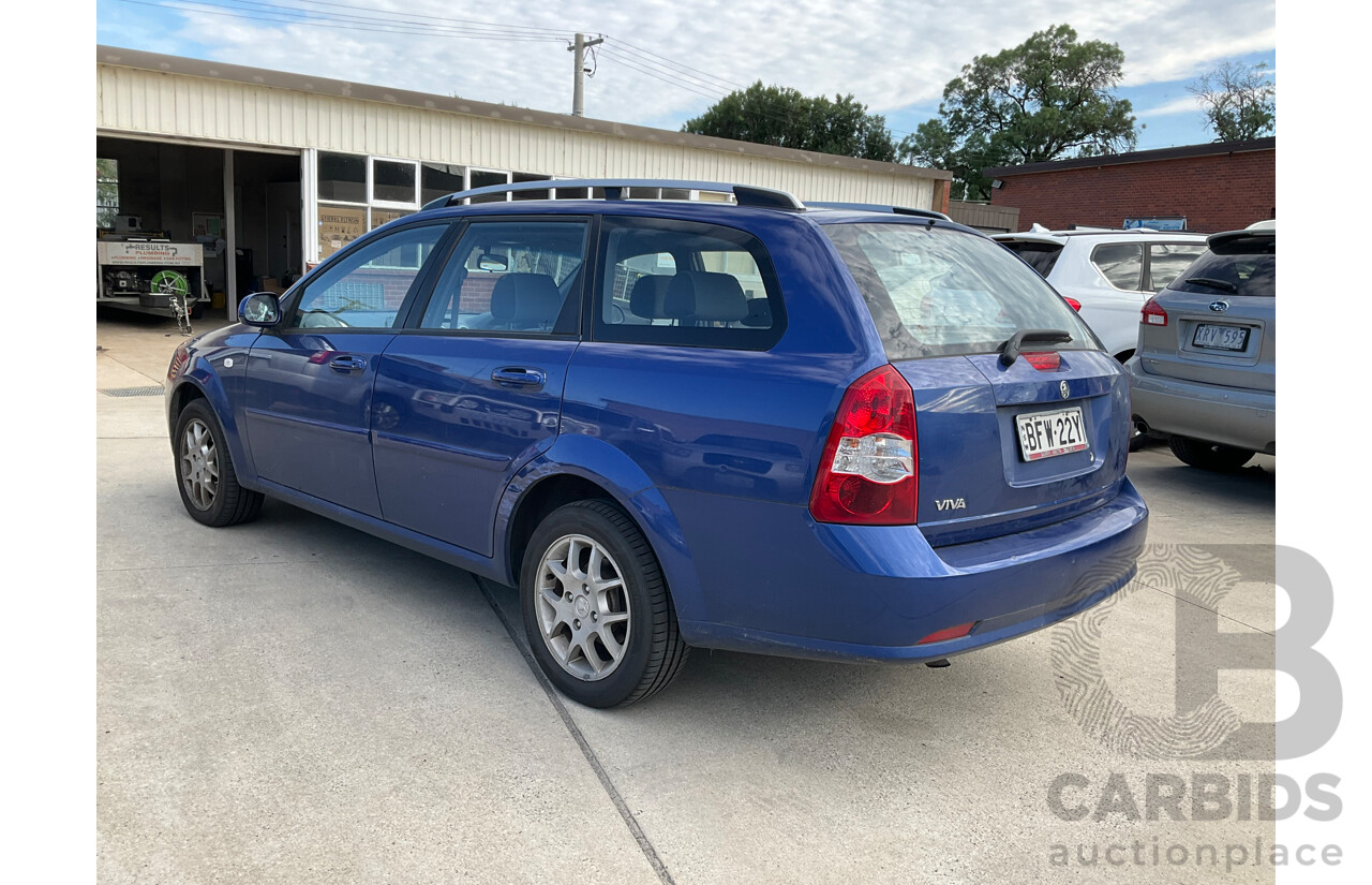 2/2008 Holden Viva  JF MY08 UPGRADE 4d Wagon Blue 1.8L
