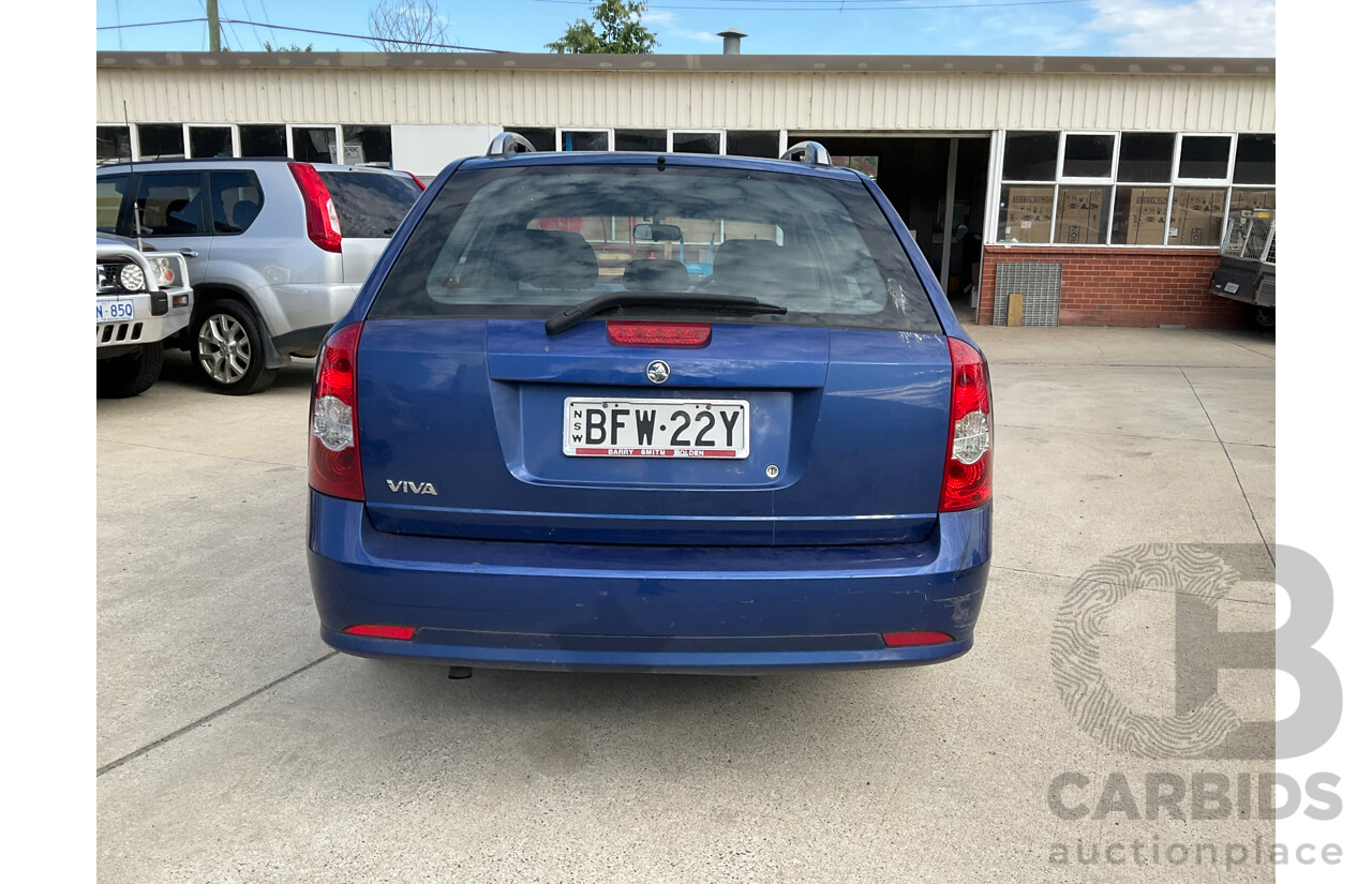 2/2008 Holden Viva  JF MY08 UPGRADE 4d Wagon Blue 1.8L