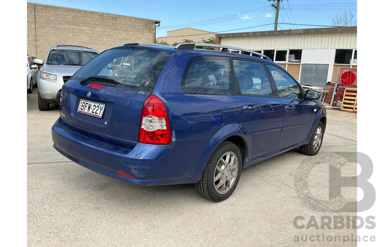 2/2008 Holden Viva  JF MY08 UPGRADE 4d Wagon Blue 1.8L