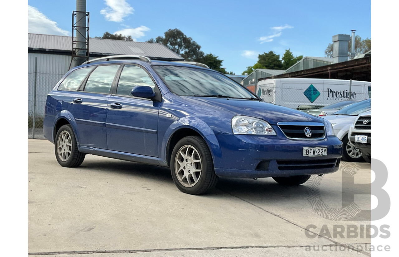2/2008 Holden Viva  JF MY08 UPGRADE 4d Wagon Blue 1.8L