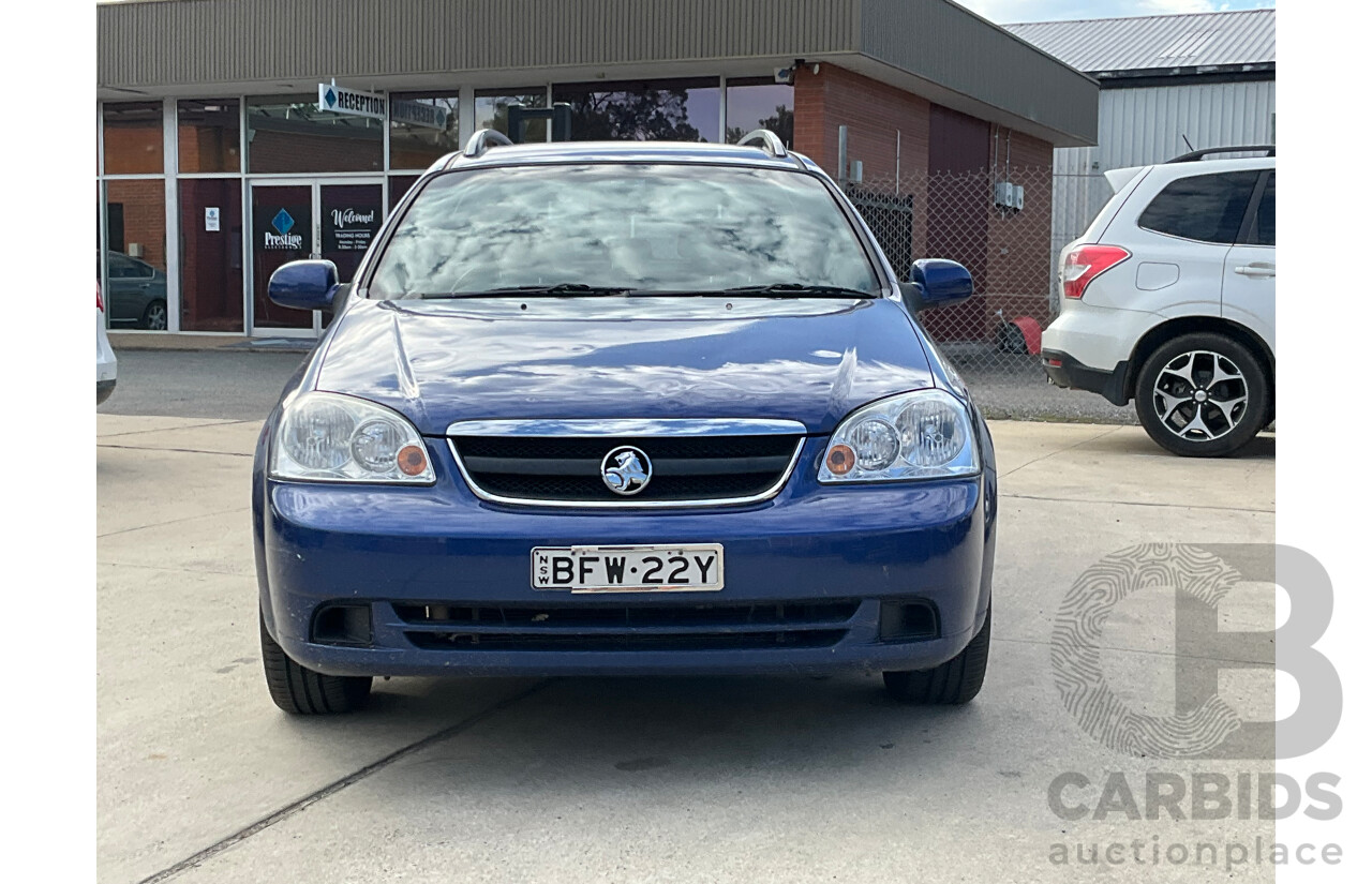 2/2008 Holden Viva  JF MY08 UPGRADE 4d Wagon Blue 1.8L