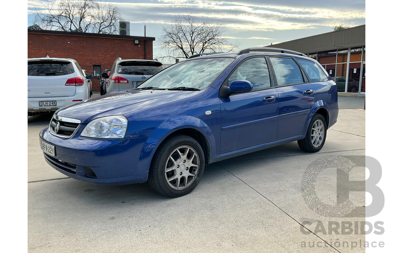 2/2008 Holden Viva  JF MY08 UPGRADE 4d Wagon Blue 1.8L