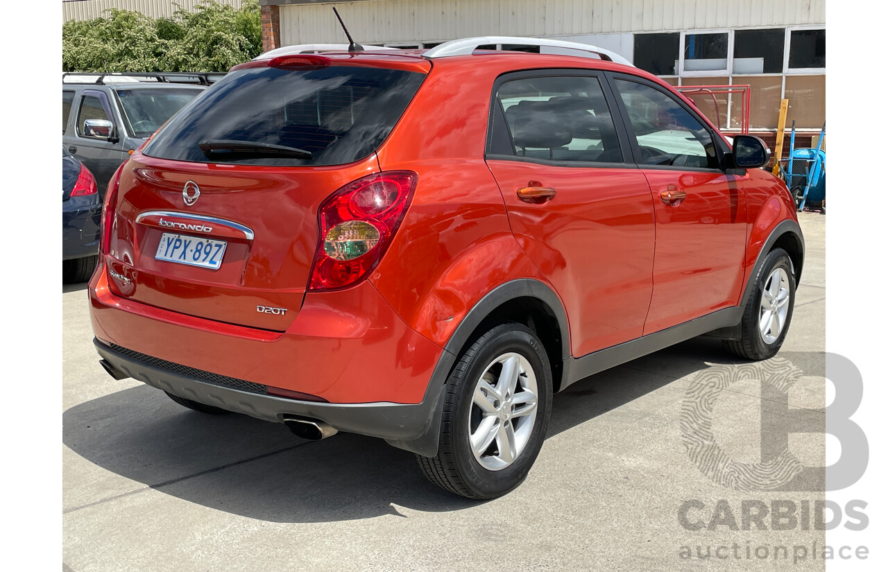 12/2011 Ssangyong Korando S C200 4d Wagon Orange 2.0L