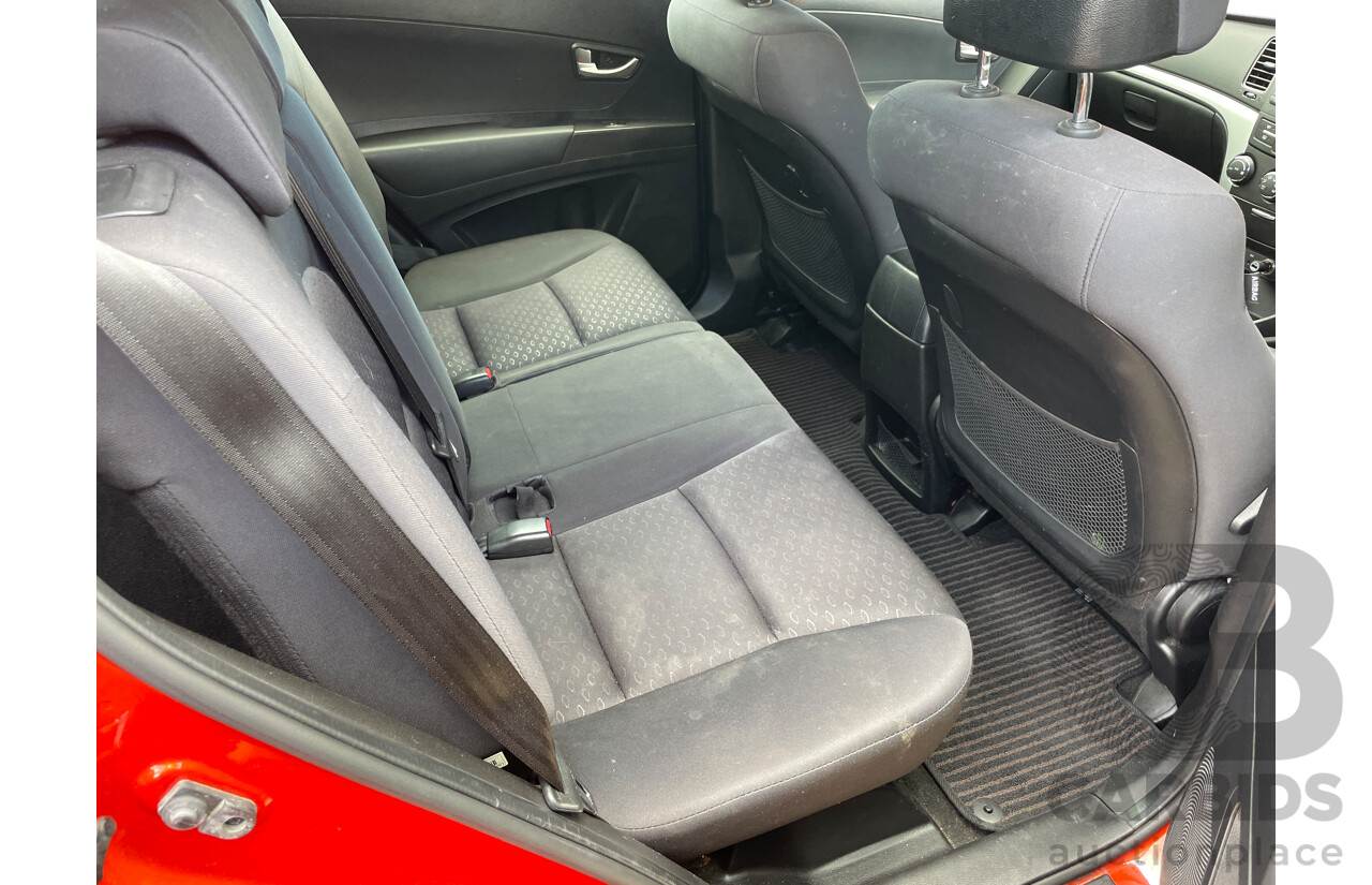 12/2011 Ssangyong Korando S C200 4d Wagon Orange 2.0L