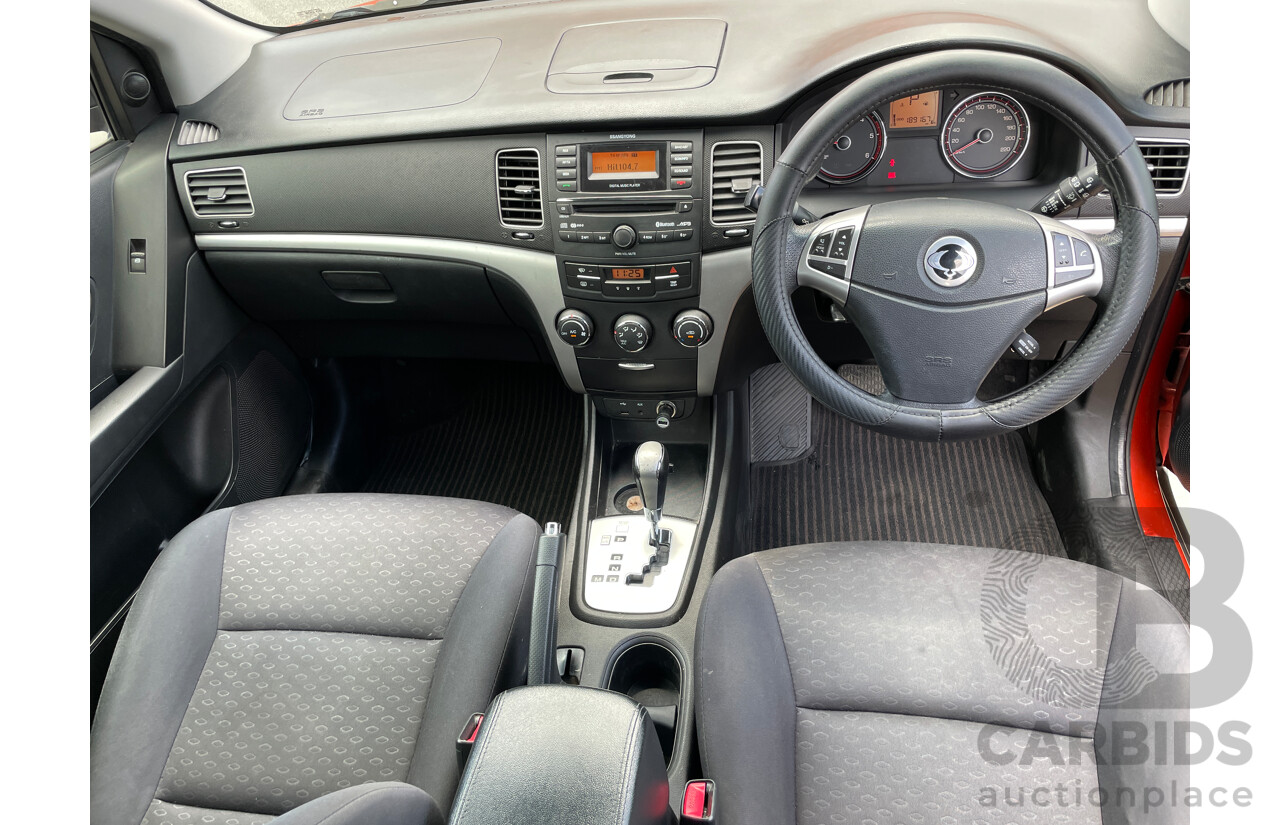 12/2011 Ssangyong Korando S C200 4d Wagon Orange 2.0L