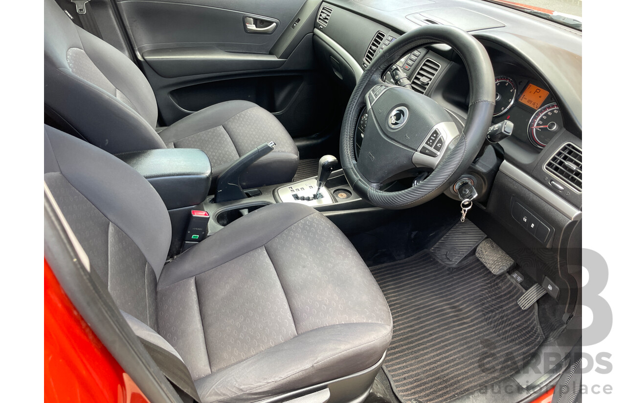 12/2011 Ssangyong Korando S C200 4d Wagon Orange 2.0L