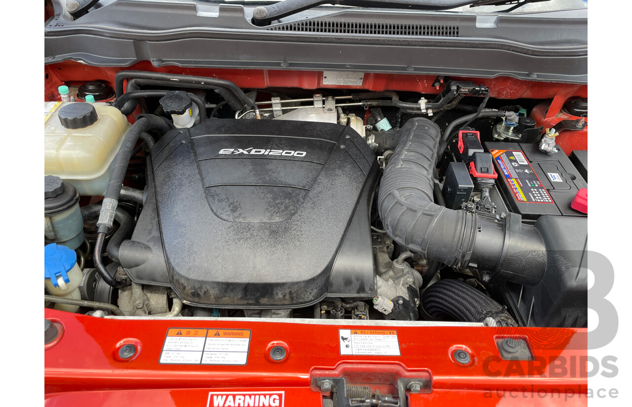 12/2011 Ssangyong Korando S C200 4d Wagon Orange 2.0L