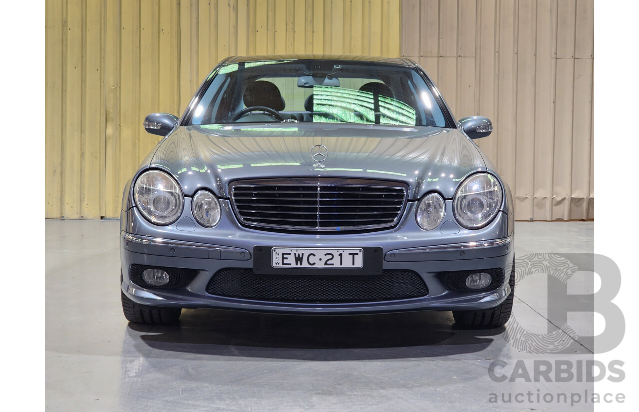 7/2005 Mercedes-Benz E55 AMG W211 4d Sedan Tenorite Grey 5.4L Supercharged V8