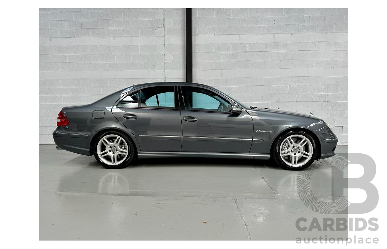7/2005 Mercedes-Benz E55 AMG W211 4d Sedan Tenorite Grey 5.4L Supercharged V8