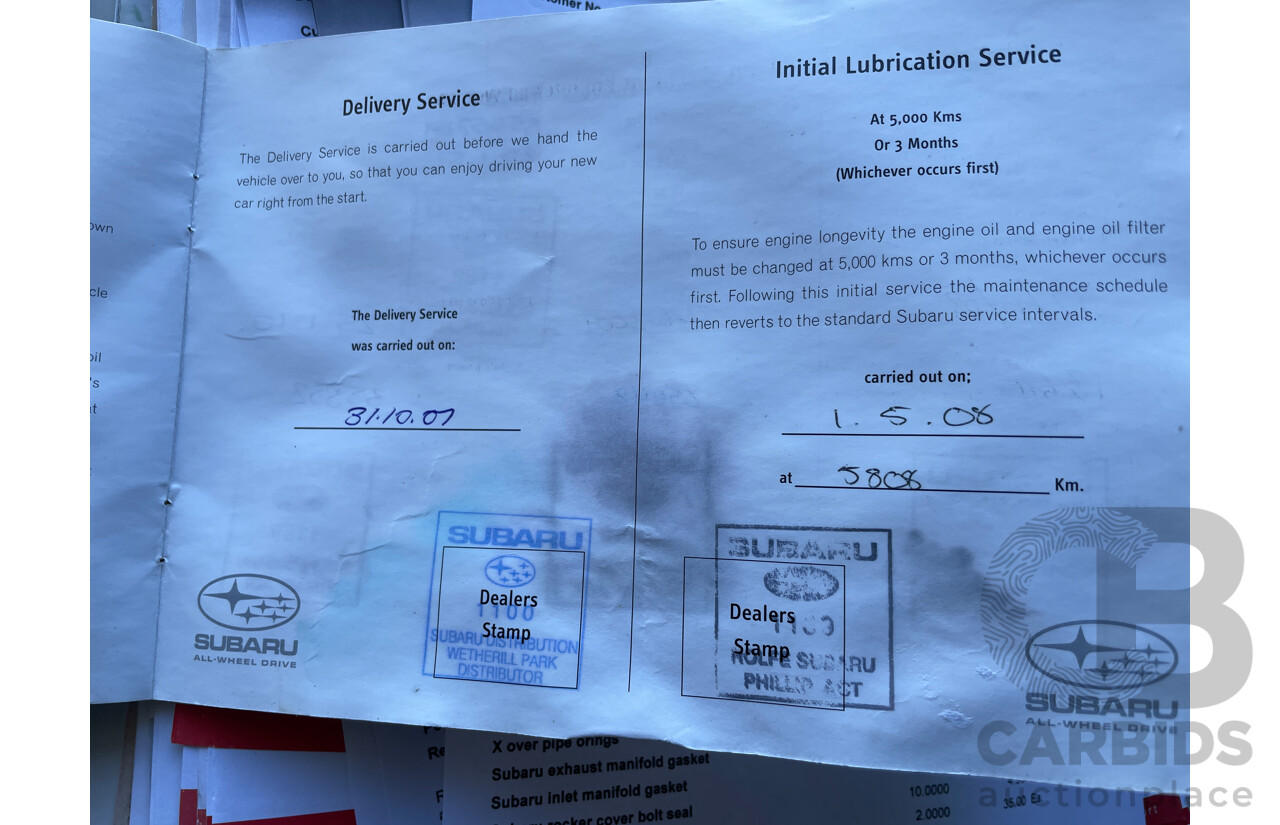 10/2007 Subaru Forester XS MY08 4d Wagon Gold 2.5L