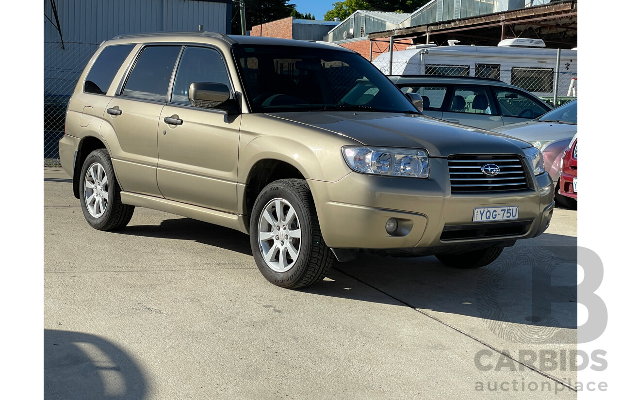 10/2007 Subaru Forester XS MY08 4d Wagon Gold 2.5L