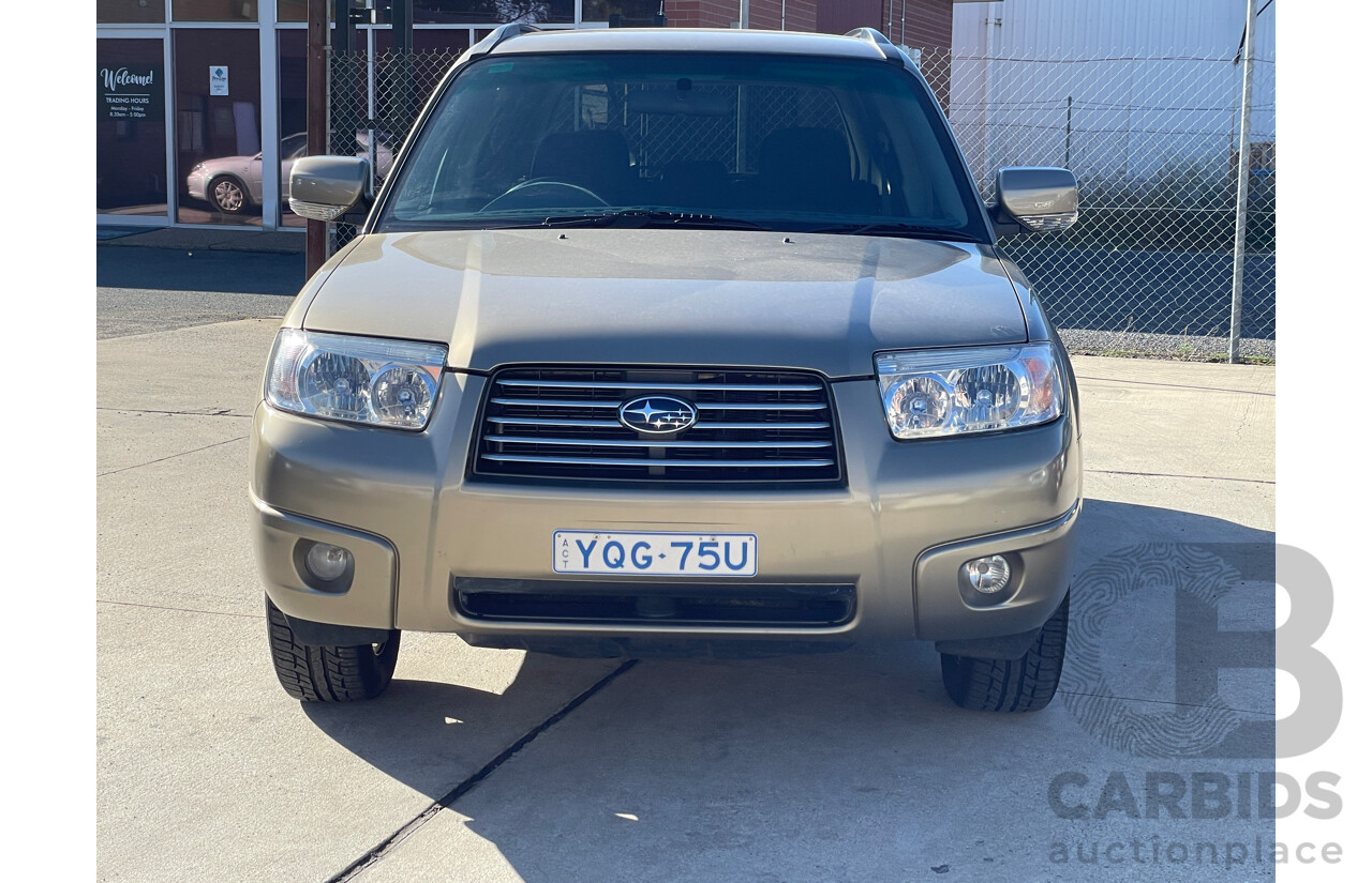 10/2007 Subaru Forester XS MY08 4d Wagon Gold 2.5L