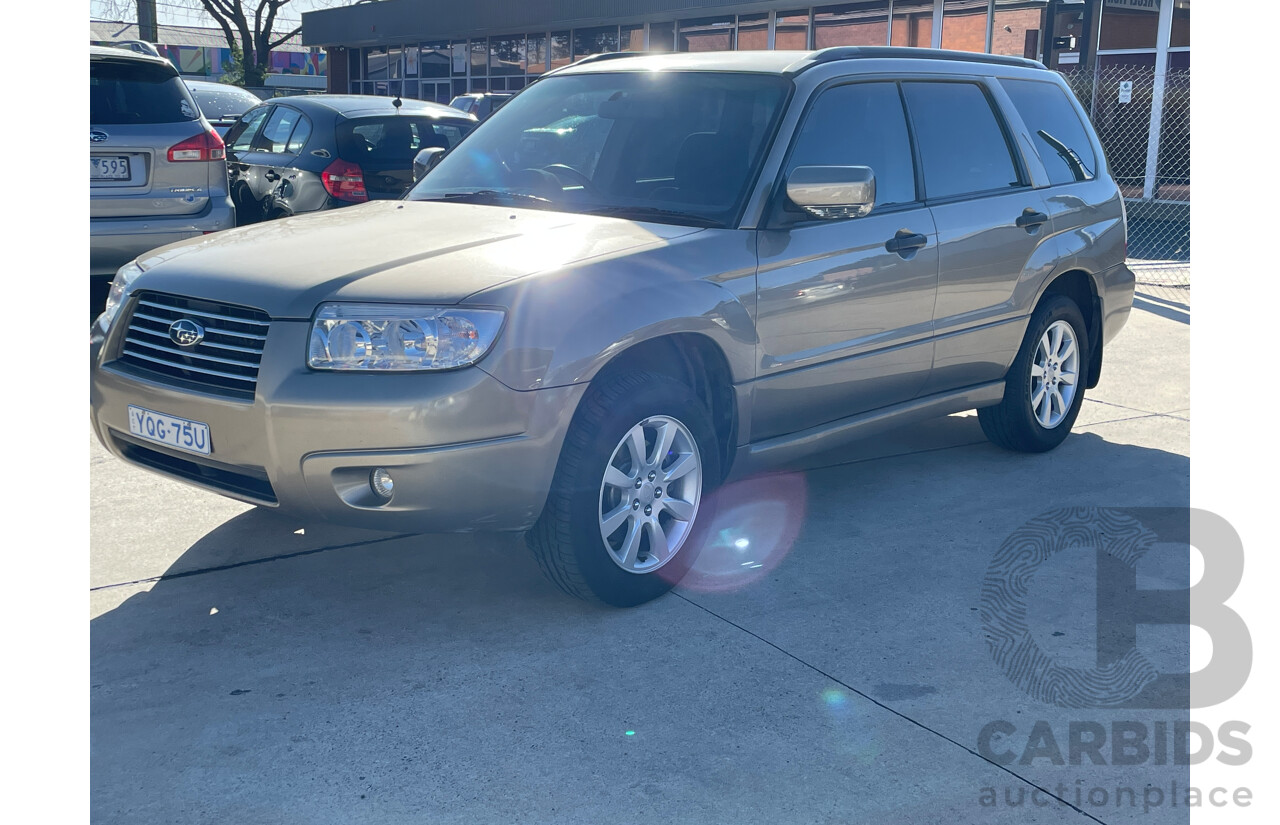 10/2007 Subaru Forester XS MY08 4d Wagon Gold 2.5L