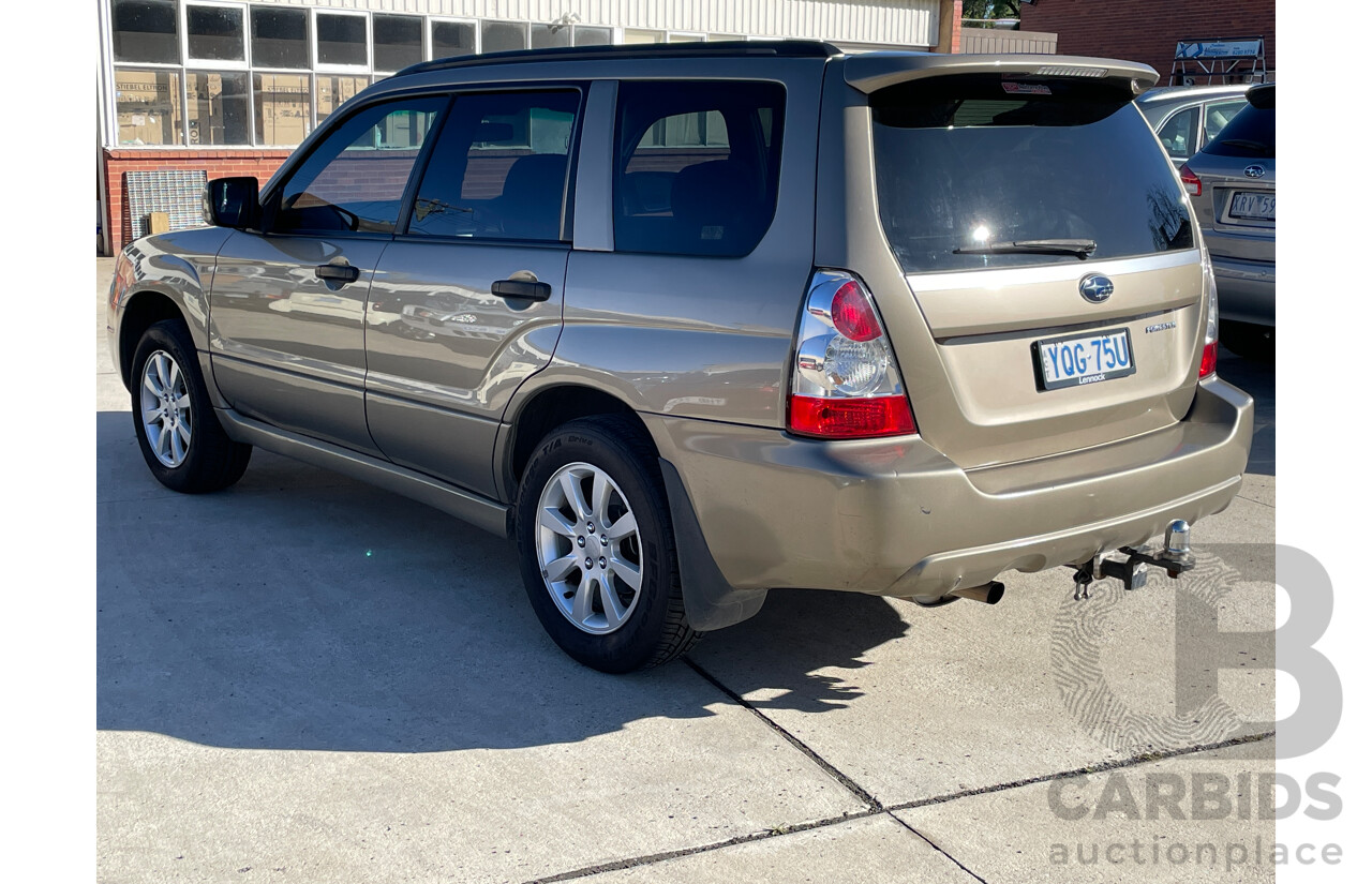 10/2007 Subaru Forester XS MY08 4d Wagon Gold 2.5L