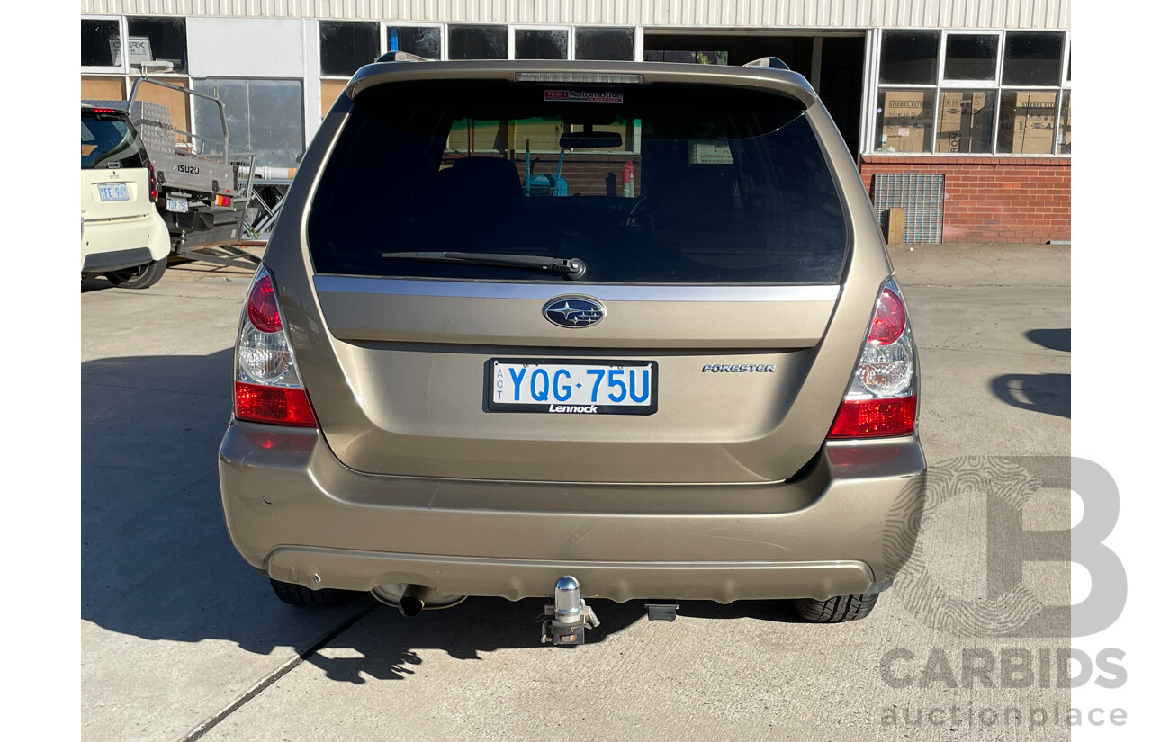 10/2007 Subaru Forester XS MY08 4d Wagon Gold 2.5L